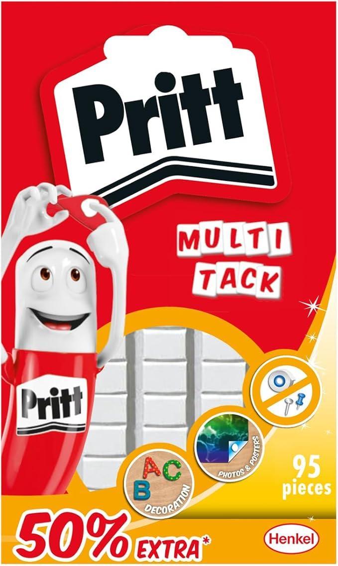 pritt pritt 24pz adesivi removibili gommini multi tack blister da 95 gommini colore bianco - 2679462 - foto 1