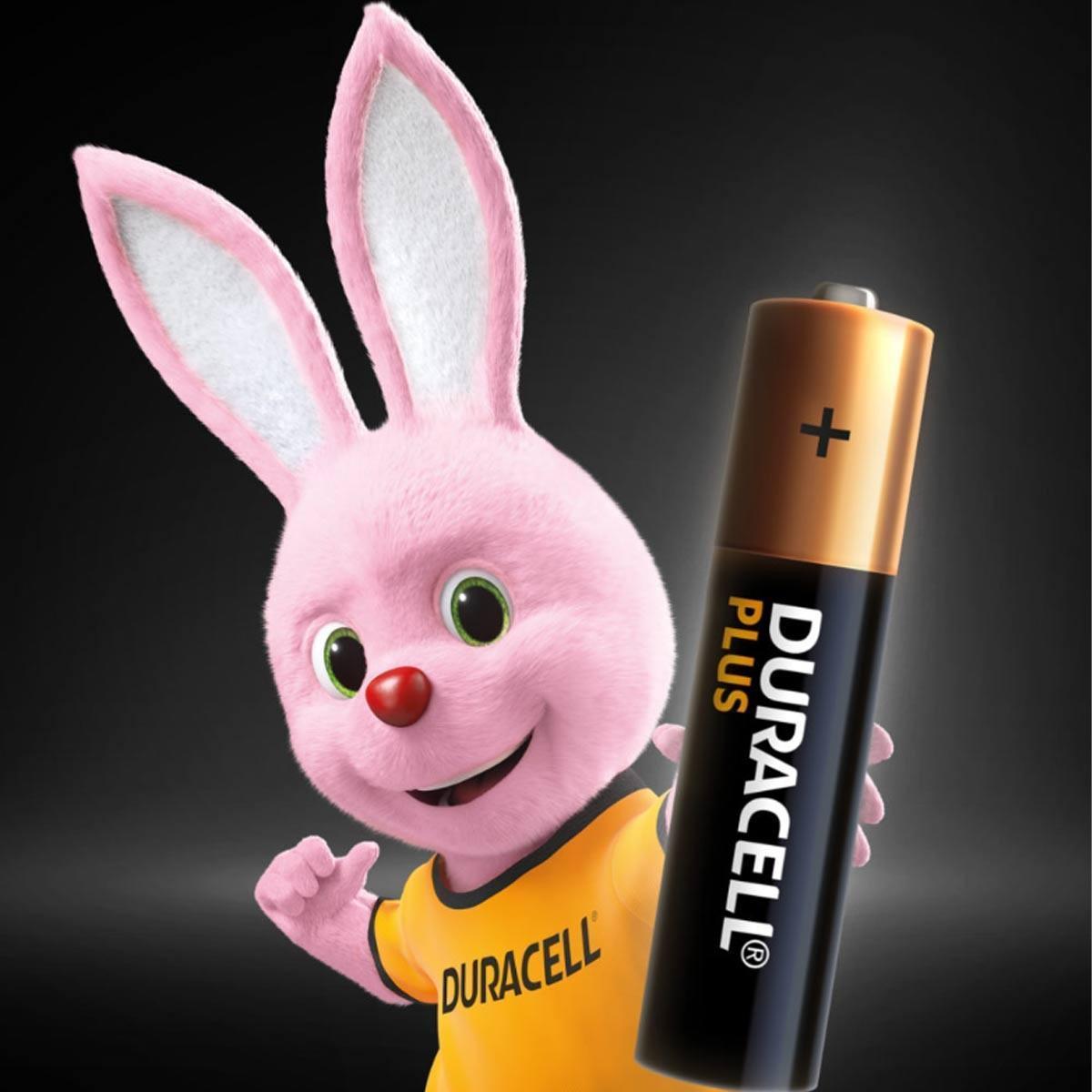duracell duracell plus stilo batterie aa +100% extra life alcaline blister da 4 pezzi - foto 2