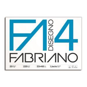 Disegno 10pz blocco f4 dimensioni 33x48 cm 20 fogli da 220 gr/mq liscio colore bianco