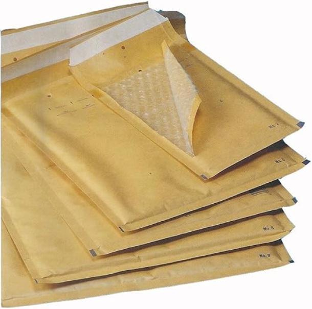 blasetti blasetti 710/a buste postali imbottite dimensioni 13x20 cm (11x16 cm) con chiusura autoadesiva confezione da 10 pezzi - foto 2