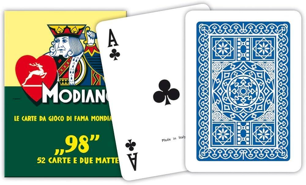 modiano modiano poker carte da gioco blu - foto 2