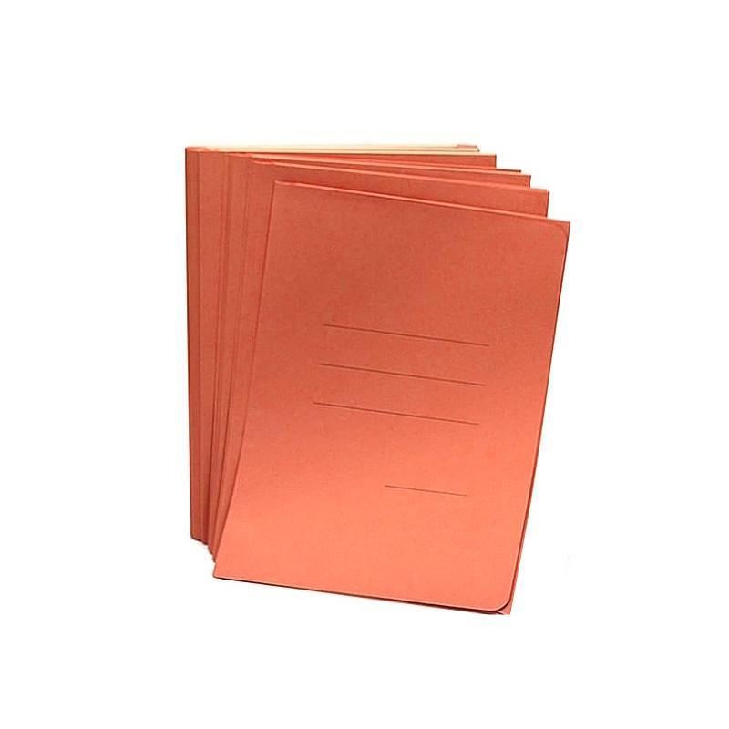 blasetti blasetti cartelline zaffiro 3 lembi 25x33,5cm 50pz arancio con rigature esterne - foto 1