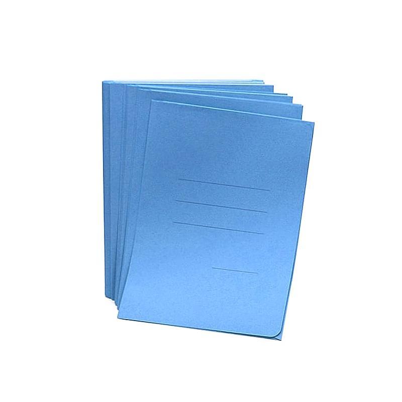 blasetti blasetti cartelline zaffiro 3 lembi 25x33,5cm 50pz azzurro con rigature esterne - foto 1
