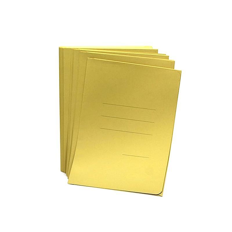 blasetti blasetti cartelline zaffiro 3 lembi 25x33,5cm 50pz giallo con rigature esterne - foto 1