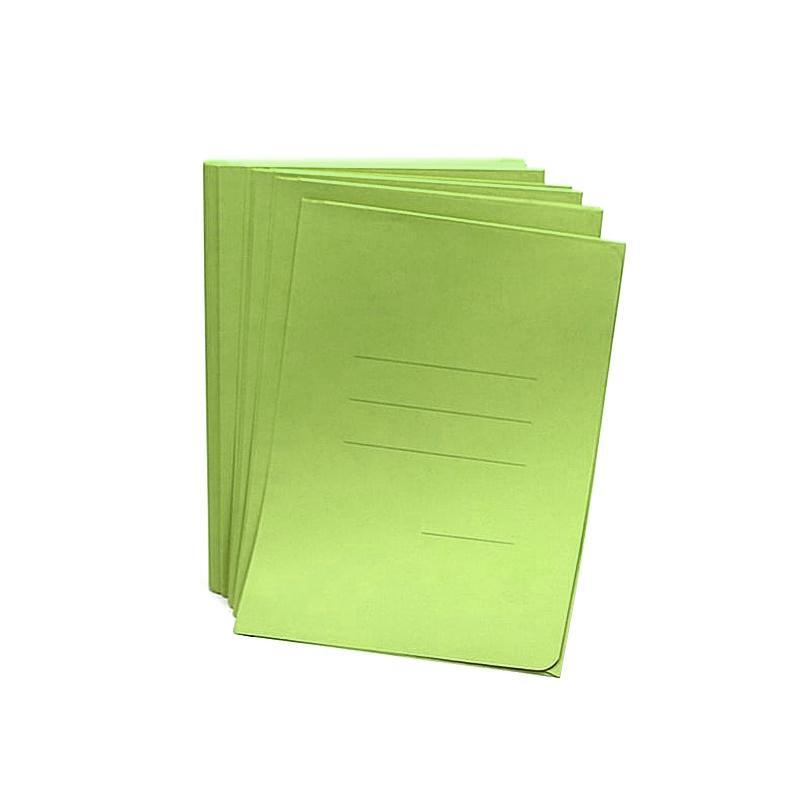 blasetti blasetti cartelline zaffiro 3 lembi 25x33,5cm 50pz verde con rigature esterne - foto 1