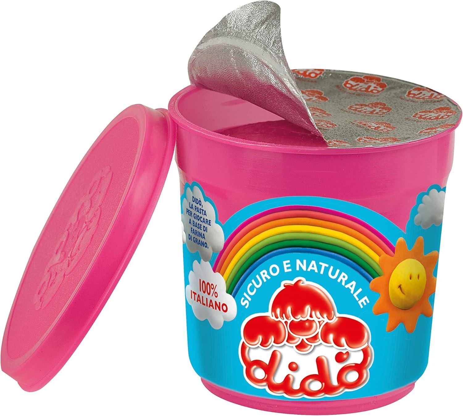 dido' didò tris barattoli da 220 g ciascuno colori giallo blu e magenta - foto 2