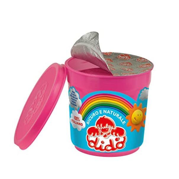 dido' didò tris barattoli da 220 g ciascuno colori viola rosa e ciano - foto 2