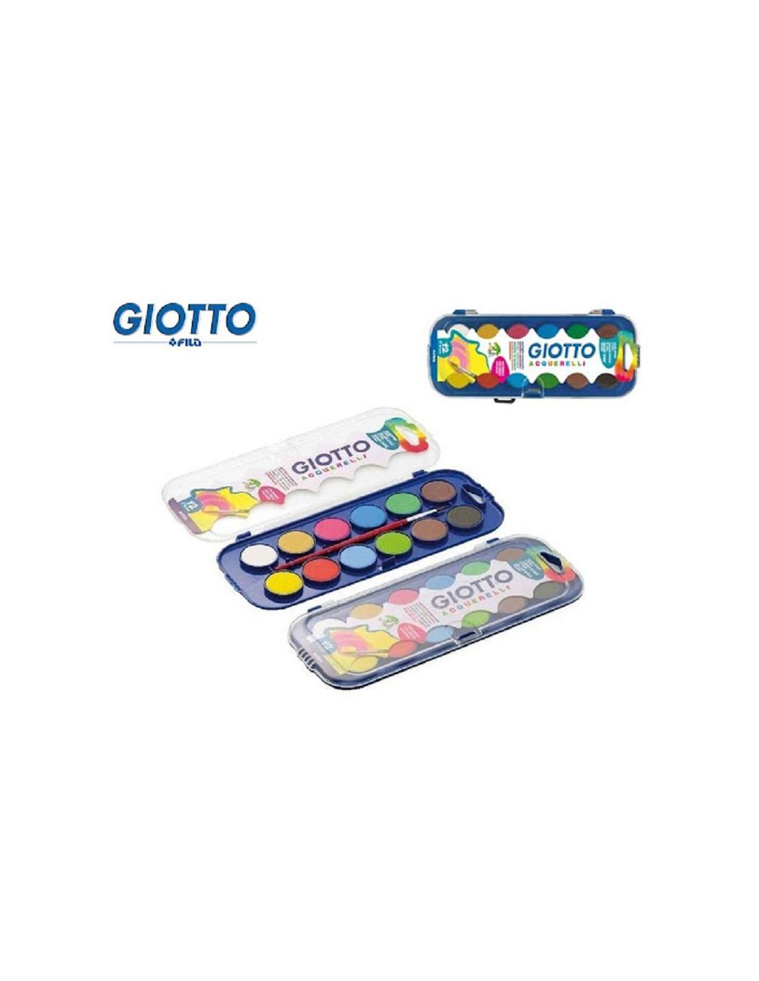 giotto giotto acquerelli in confezione da 12 colori assortiti - foto 2