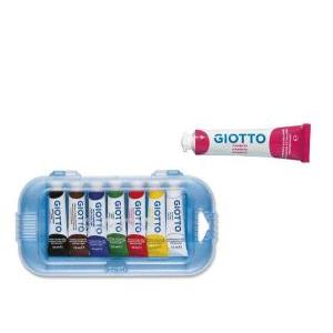 Colori a tempera extra fine t3 in tubetti da 7,5 ml confezione da 7 pz. in colori assortiti