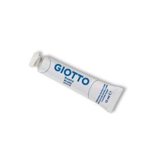 Giotto 6-piece t4 extra fine tempera paint set in 12ml tubes, color: white no. 01 white