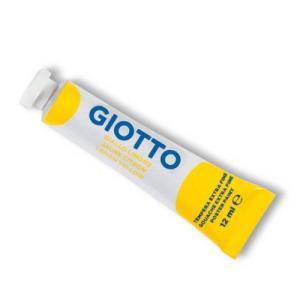 6pz colore a tempera t4 extra fine in tubetto da 12ml colore giallo limone n° 03
