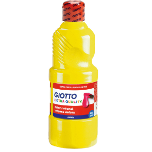 Tempera pronta in flacone da 500 ml colore giallo primario n°02