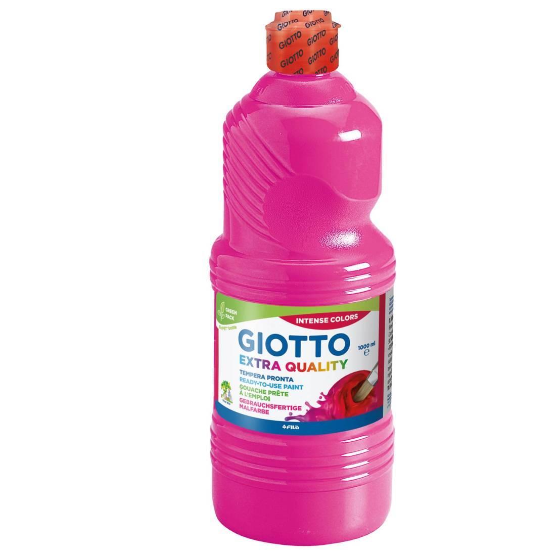giotto giotto tempera pronta in flacone da 500 ml colore magenta n° 10 - foto 1