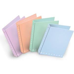 Copertina 4 anelli pastel in formato a4 colori assortiti