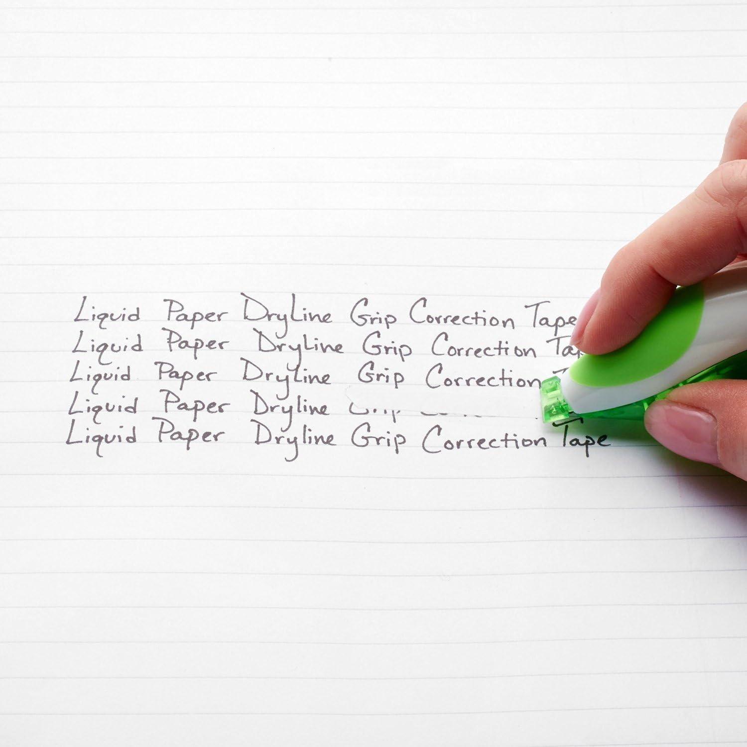 paper mate paper mate 12pz dryline grip liquid paper correttore a nastro colori assortiti - foto 3