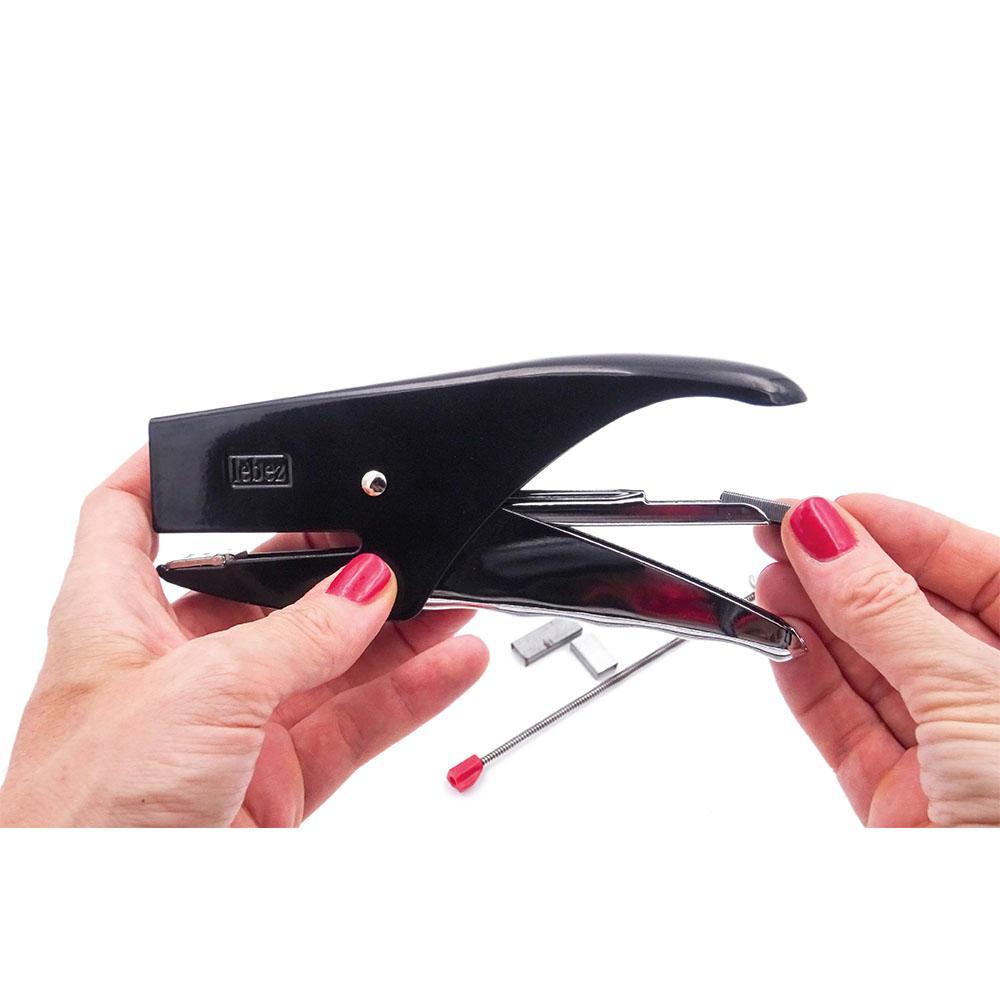 lebez lebez 5095 cucitrice a pinza, punto 6/4, capacità 16 fg. - foto 3