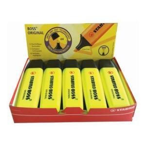 Stabilo boss original highlighter, yellow 24, pack of 10, yellow