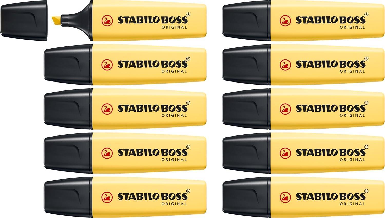 stabilo stabilo boss original pastel 10pz evidenziatore colore giallo banana 144 - foto 1