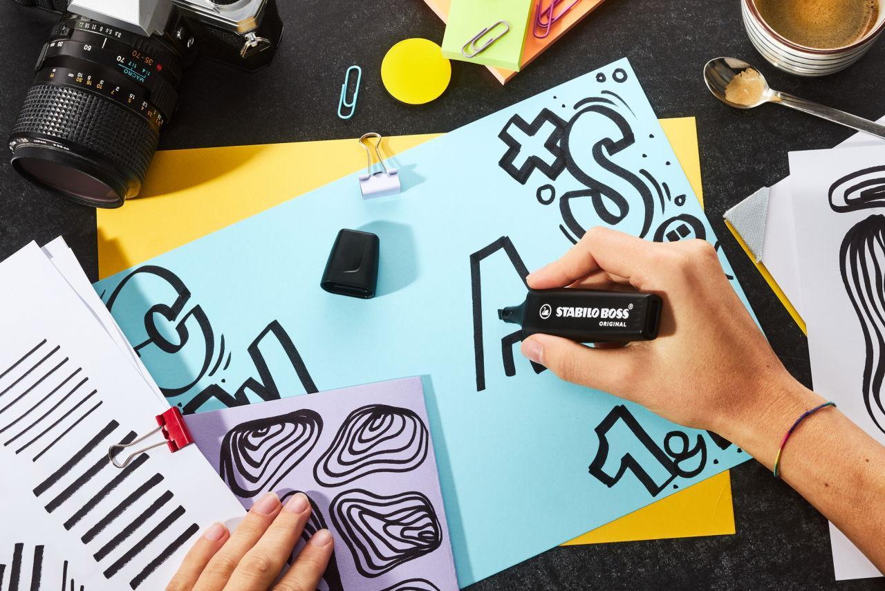 stabilo stabilo boss marcatore colore nero 46 - foto 4