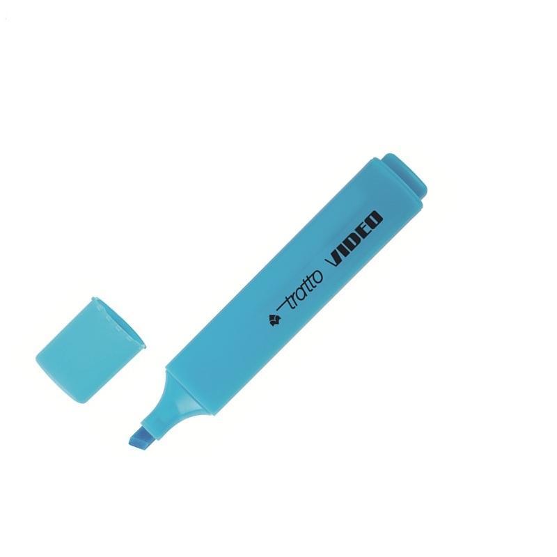tratto tratto video evidenziatore 12pz colore blu - foto 1