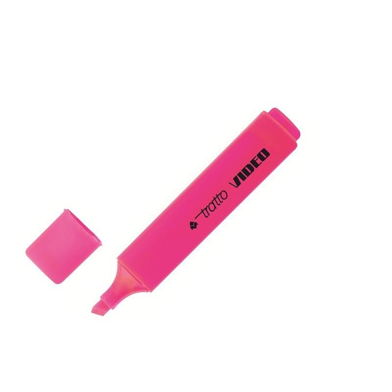 tratto tratto video evidenziatore colore fuxia - foto 1