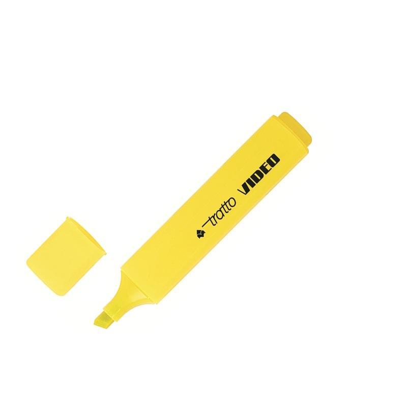 tratto tratto video pastel evidenziatore colore giallo limone - foto 1