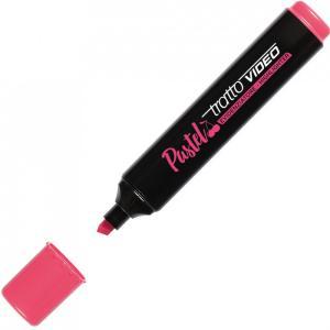 Video pastel evidenziatore colore rosso ciliegia