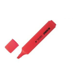 Video pastel evidenziatore colore rosso