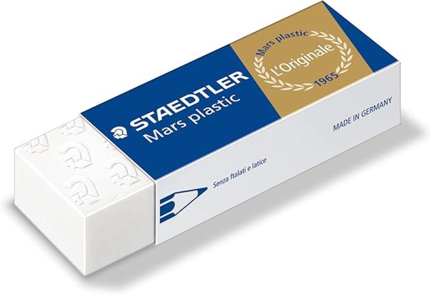 staedtler staedtler mars plastic 52650 gomma da cancellare per matita cf. 40pz - foto 1
