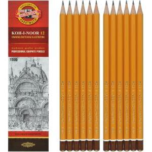 Kin 12pz matita h1500 in grafite gradazione 4b