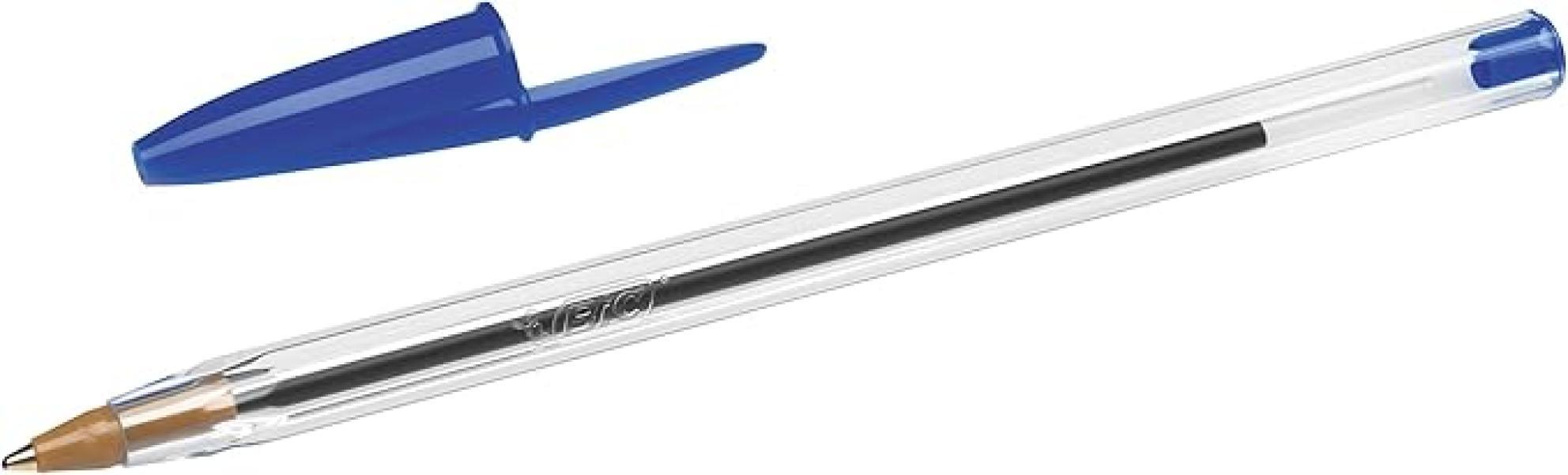 bic bic cristal original penne a sfera con punta media da1 mm colore blu confezione da 50 pz - foto 2