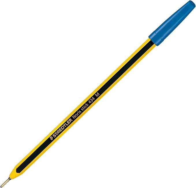 staedtler staedtler noris stick 434 penna a sfera colore blu confezione da 50 pz - foto 2