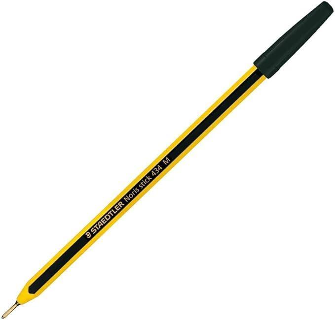 staedtler staedtler noris stick 434 penna a sfera colore nero confezione da 50 pz - foto 2