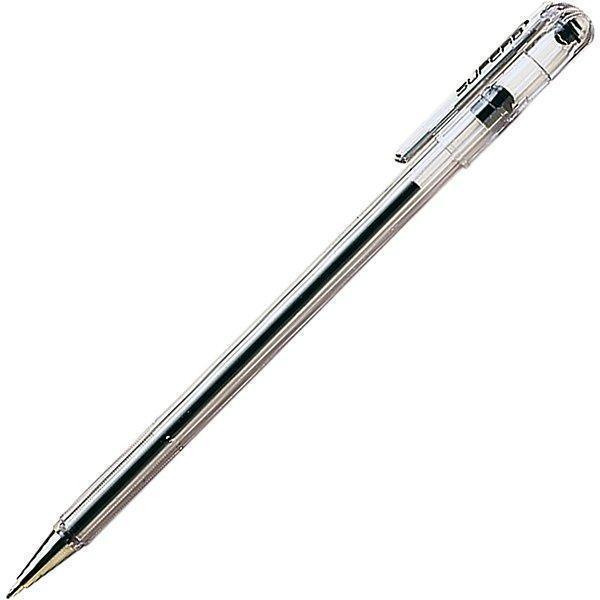 pentel pentel superb bk77 conf. da 12 pz. penna a sfera punta fine da 0,7 mm colore nero - foto 2