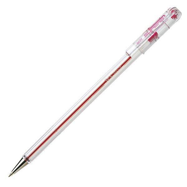 pentel pentel superb bk77 penna a sfera punta fine da 0,7 mm colore rosso - foto 1