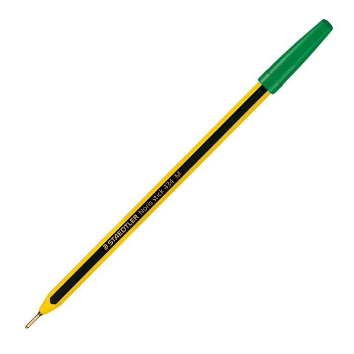 staedtler staedtler noris stick 434 penna a sfera colore verde confezione da 20 pz - foto 2