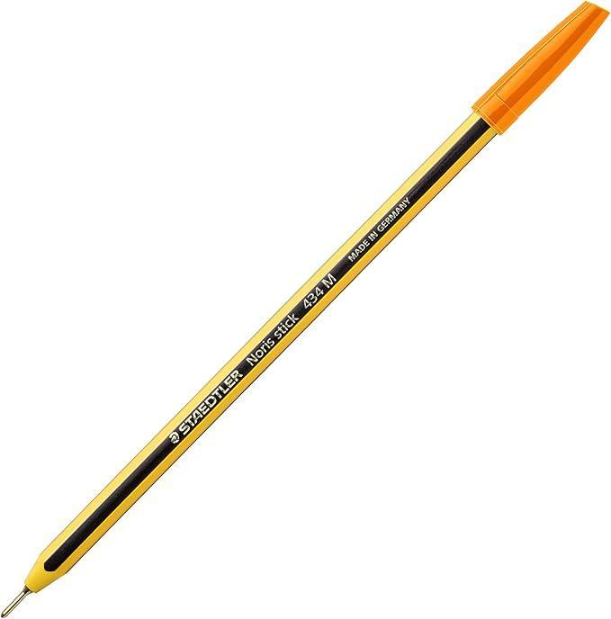 staedtler staedtler noris stick 434 penna a sfera colore arancio confezione da 10 pz - foto 2