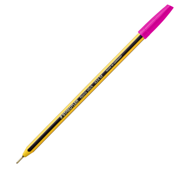 staedtler staedtler noris stick 434 penna a sfera colore magenta confezione da 10 pz - foto 2