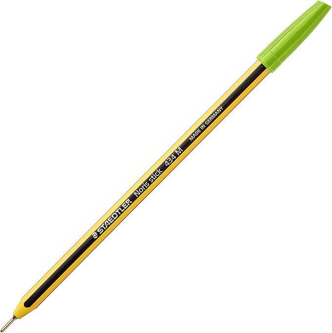 staedtler staedtler noris stick 434 penna a sfera colore verde chiaro confezione da 10 pz - foto 2
