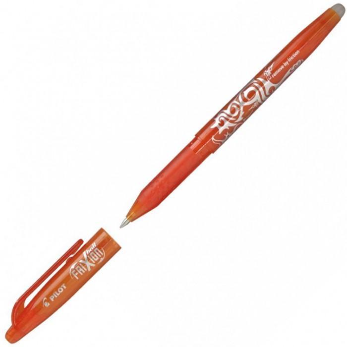 pilot pilot frixion ball penna a sfera cancellabile e ricaricabile colore arancio con punta da 0,7 mm confezione da 12 pz - foto 3