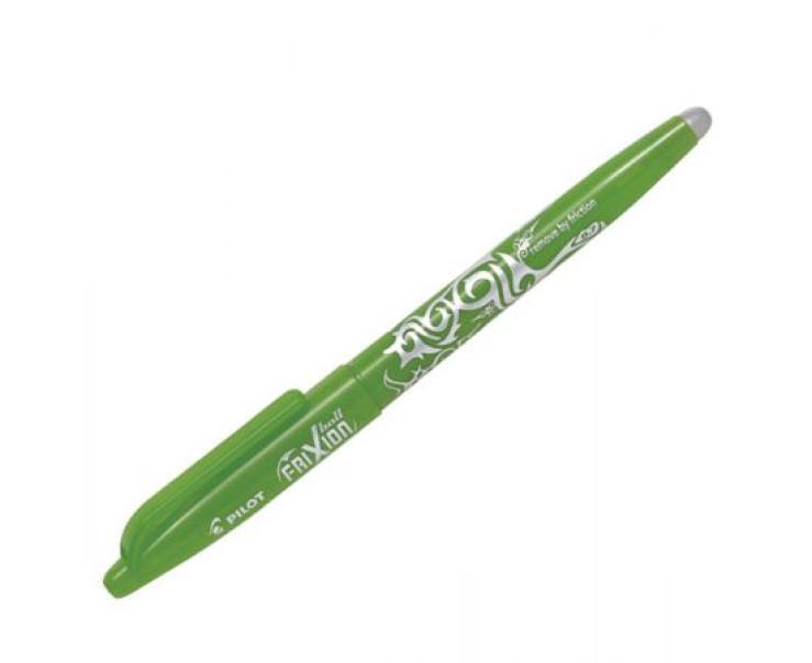 pilot pilot frixion ball penna a sfera cancellabile e ricaricabile colore verde chiaro con punta da 0,7 mm confezione da 12 pz - foto 2