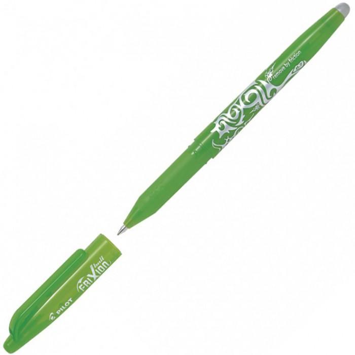 pilot pilot frixion ball penna a sfera cancellabile e ricaricabile colore verde chiaro con punta da 0,7 mm confezione da 12 pz - foto 3