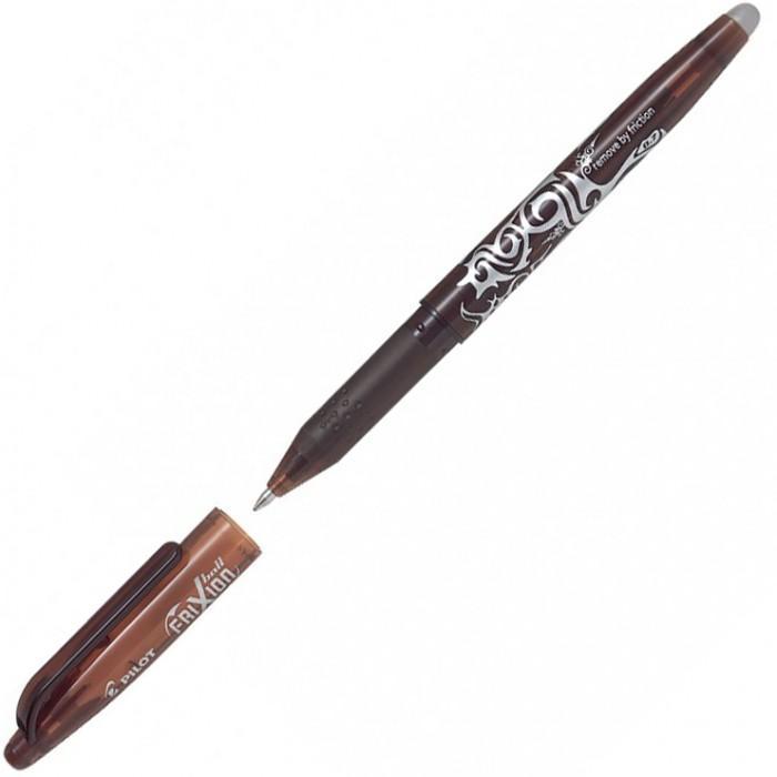 pilot pilot frixion ball penna a sfera cancellabile e ricaricabile colore marrone con punta da 0,7 mm confezione da 12 pz - foto 3