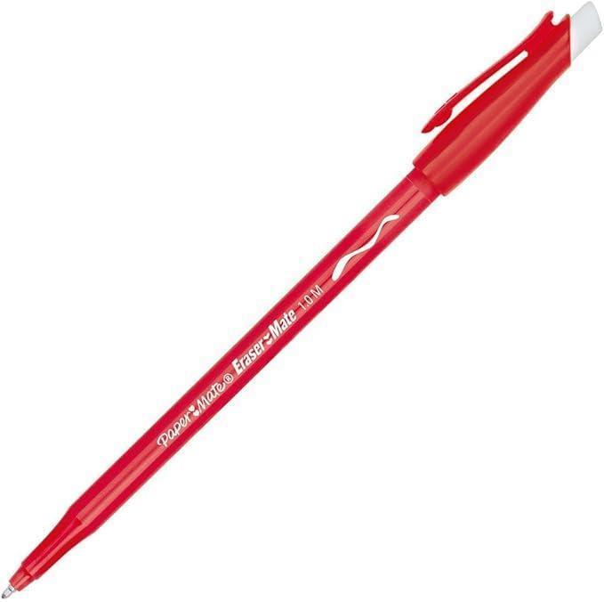 paper mate paper mate replay 12 pz penna a sfera cancellabile colore rosso - foto 2