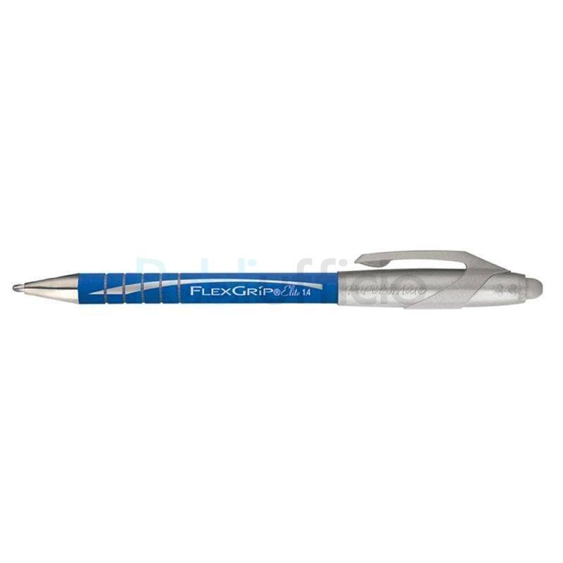 paper mate paper mate flexgrip elite penna a scatto blu punta da 1,4 mm - foto 1