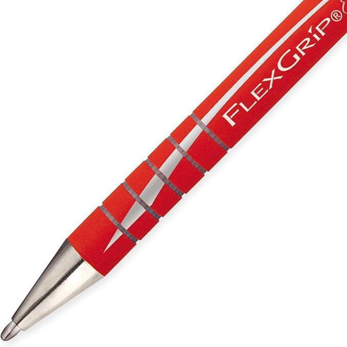 paper mate paper mate flexgrip elite penna a scatto rossa punta da 1,4 mm - foto 3