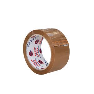 Nastro adesivo da pacchi in polipropilene misura mm 50 x 66 mt avana confezione da 6 pezzi