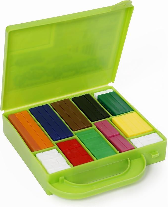 italveneta italveneta valigetta didattica da 186 pezzi di regoli colorati in diverse dimensioni - foto 2