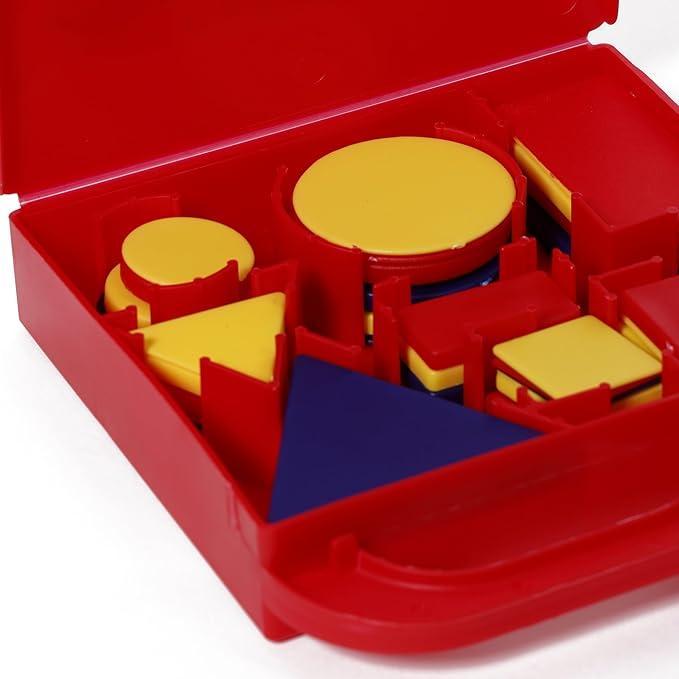 italveneta italveneta valigetta didattica da 48 pezzi di figure logiche in plastica - foto 2
