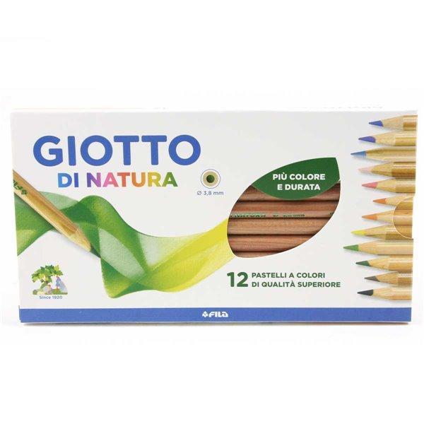 giotto giotto di natura pastelli colorati assortiti in 10 conf. da 12 pz - foto 1